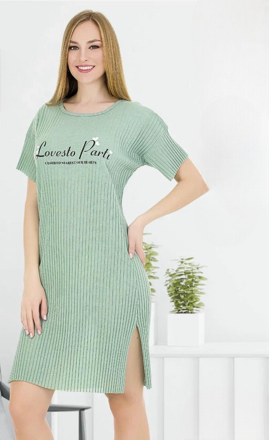 Κοντομάνικο ριπ νυχτικό 518