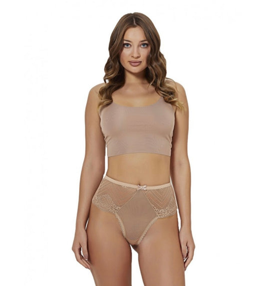 Ψηλόμεσο δαντελένιο στρινγκ