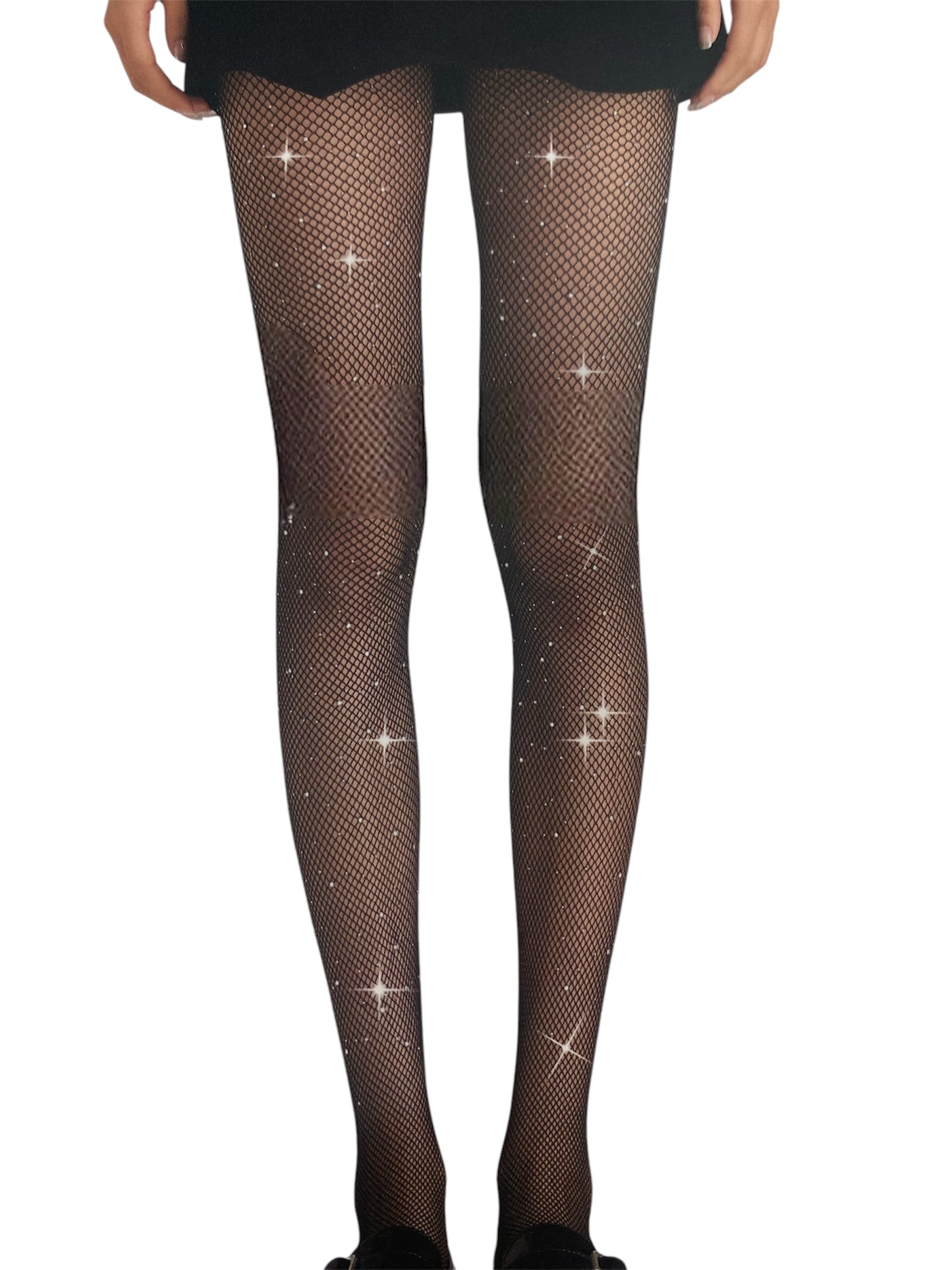 Διχτυωτό καλσόν με πέτρες στρας.Stone1016